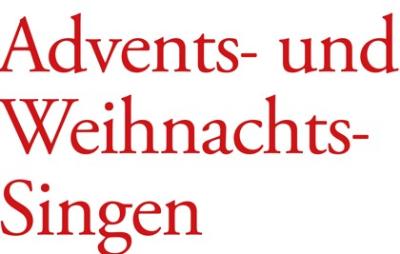 Advents- und Weihnachtssingen