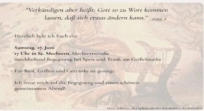 Einladung