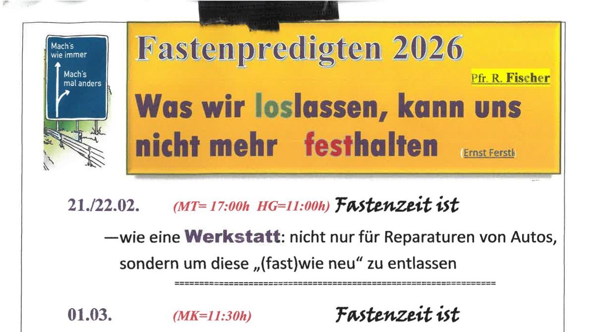 Fastenpredigten