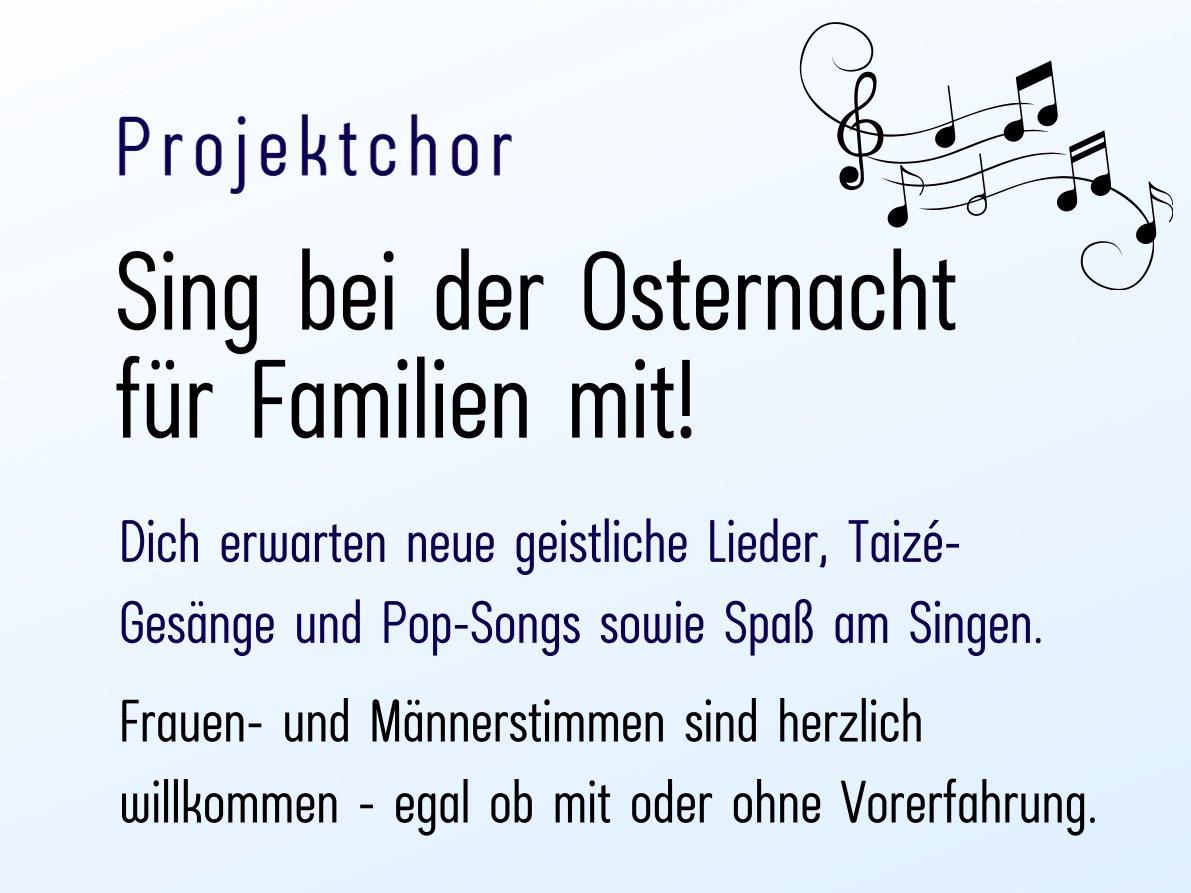 Projektchor Osternacht 2026
